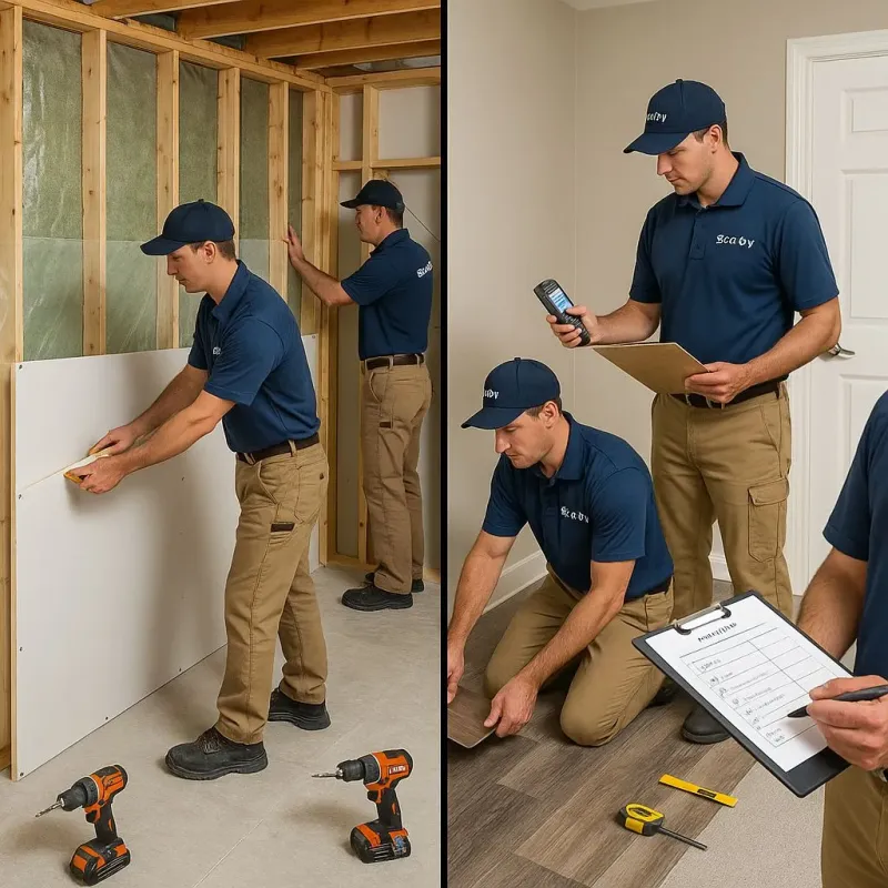 Repairs and Reconstruction process in Dover, DE
